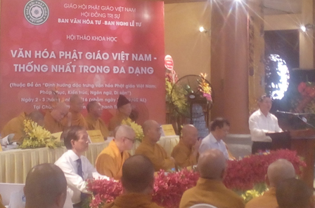 Hội thảo “Văn hóa Phật giáo Việt Nam thống nhất trong đa dạng”