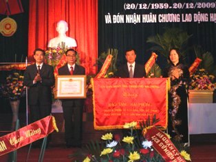 Bảo tàng Hải Phòng đón nhận Huân chương Lao động hạng Nhì. Ảnh: ĐP